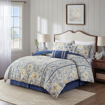 Livia 6 Piece Cotton Comforter Set