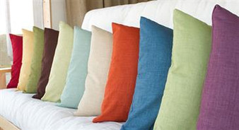 Organic Cotton Twill Fabric Pillow Covers-WLH B