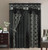 The Classical Floral Designed Curtain Set - 1 Panel Set