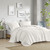 Gema 3 Piece White Coverlet Set