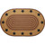 Potomac Jute Rug Oval Stencil Stars w/ Pad 60x96 Potomac Jute Rug Oval Stencil Stars w/ Pad 60x96
