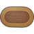 Potomac Jute Rug Oval Stencil Stars w/ Pad 60x96 Potomac Jute Rug Oval Stencil Stars w/ Pad 60x96