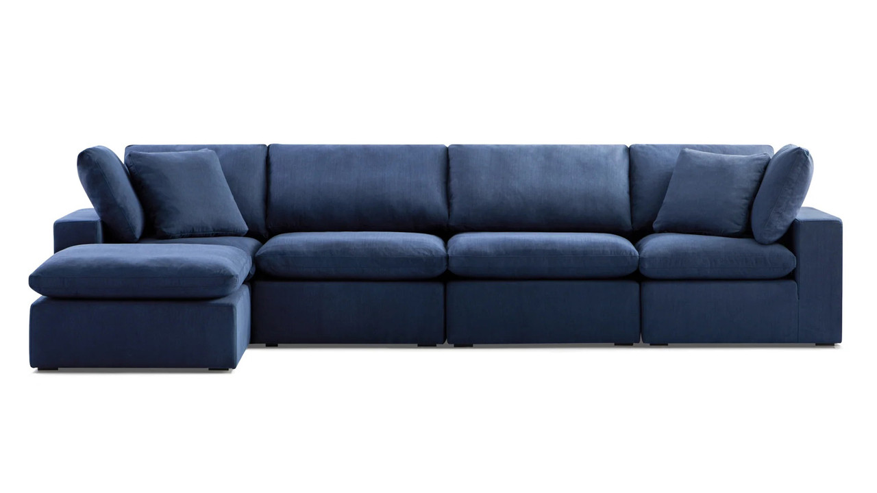 AO SOFA（１）/ NAVY Modway Zoya LF Navy Sectional Sofa EEI-6611-HEA | Comfyco