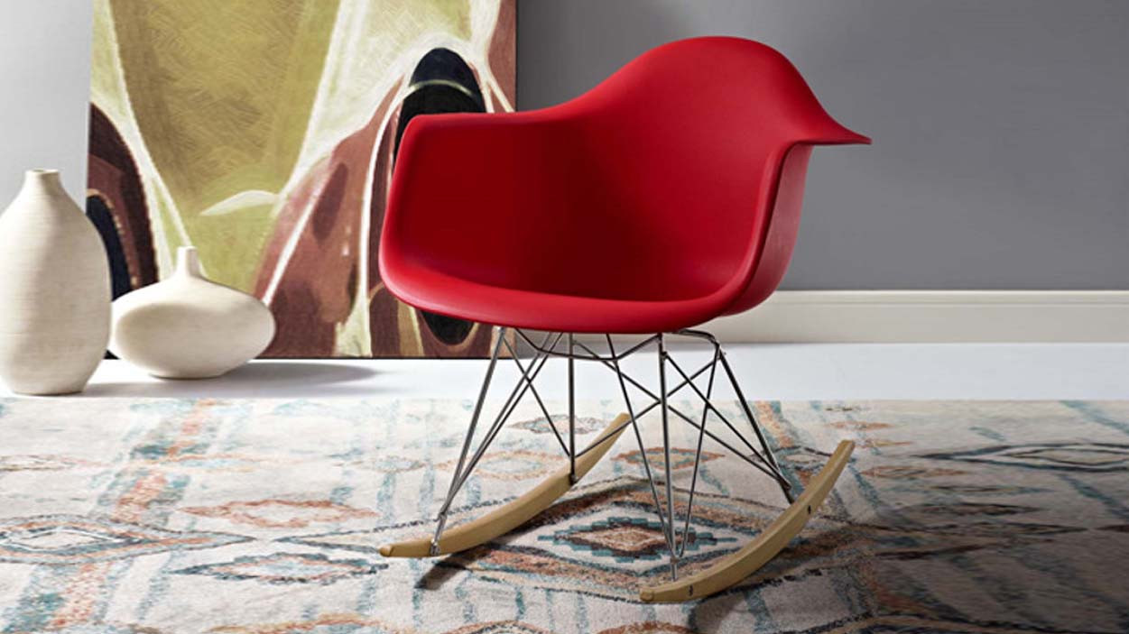 Eiffel Rocker Chair, Red