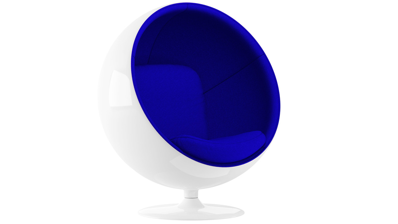 Eero Aarino Ball Chair, Blue