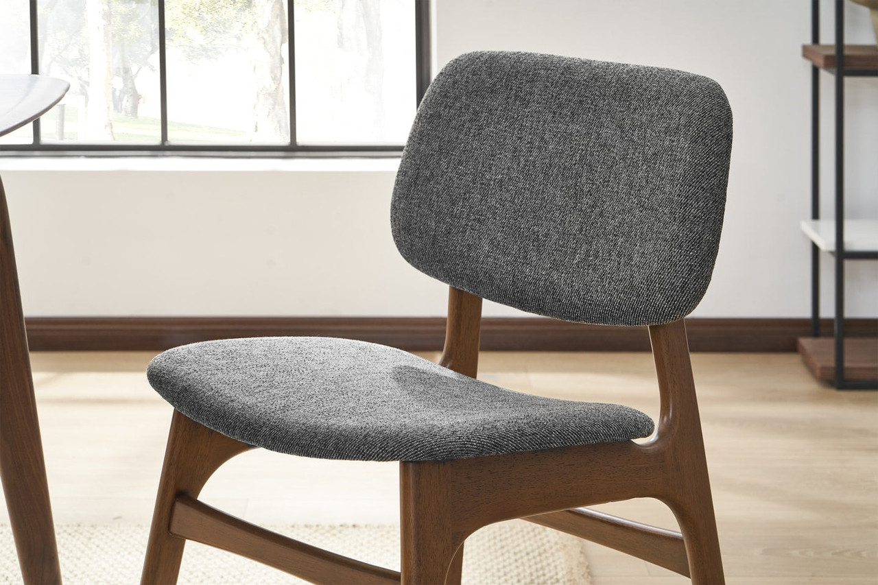 Charlie Dining Chair, Charcoal Gray