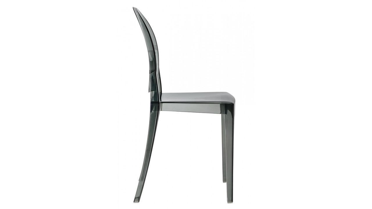 Ghost Dining Chair, Smoke Gray