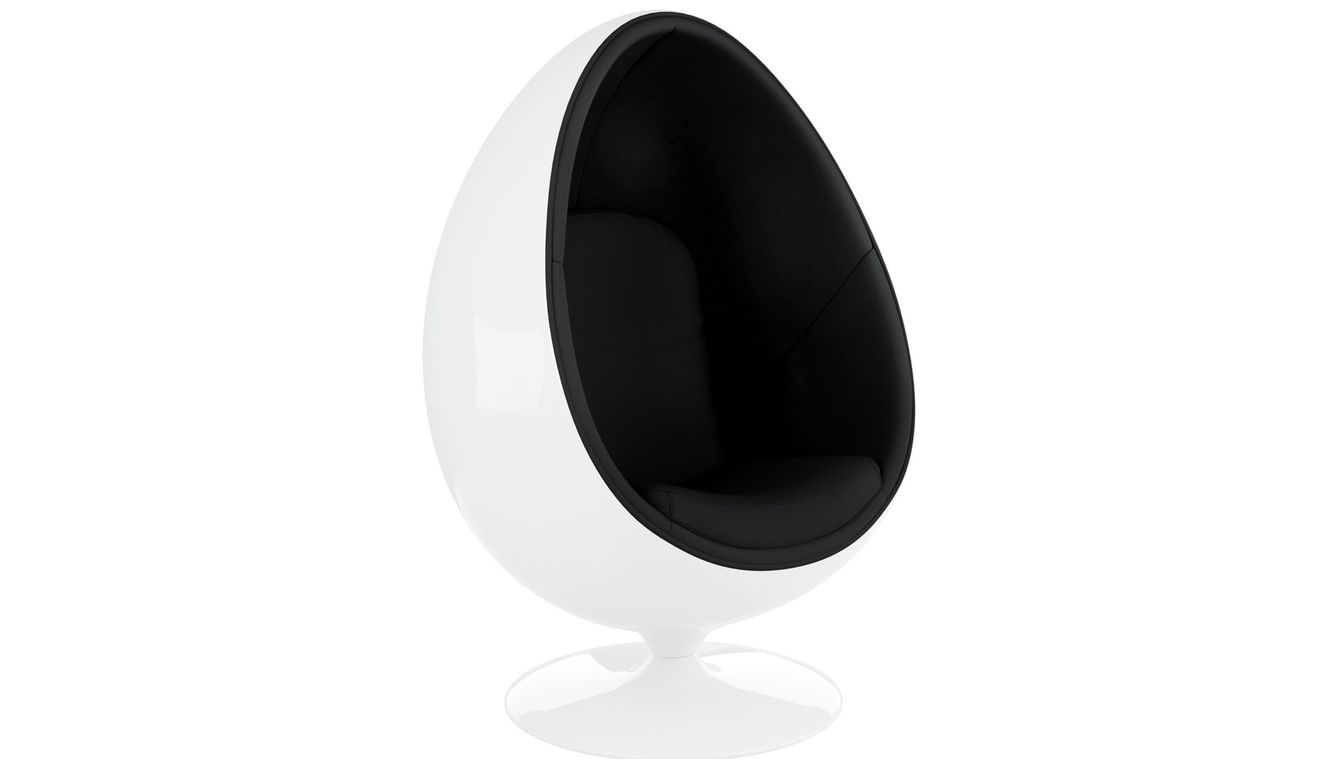 Easter Egg Chair, Black