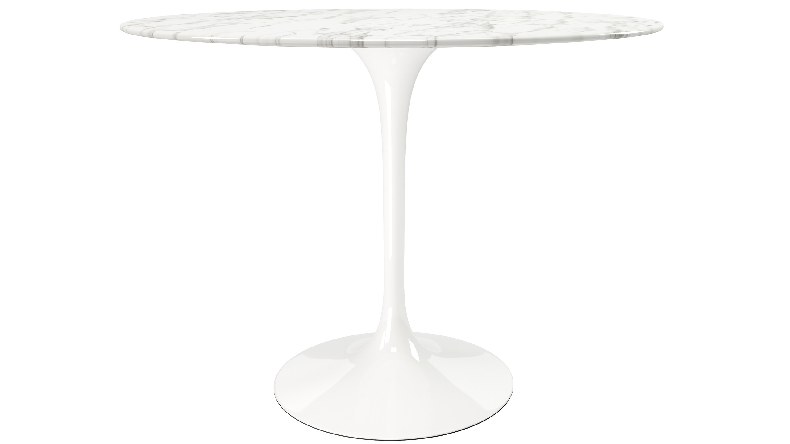 Tulip Fiberglass Dining Table , 48" Round