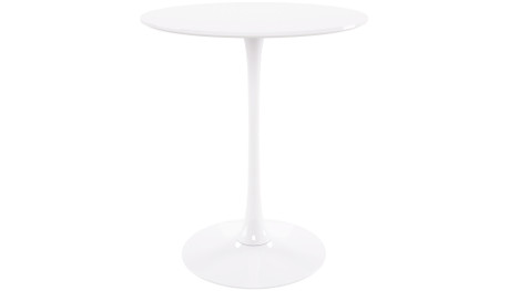 Tulip Wood Top Bar Table, 35.5" Round