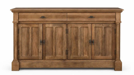 Padova 70" Solid Wood Sideboard, Light Walnut