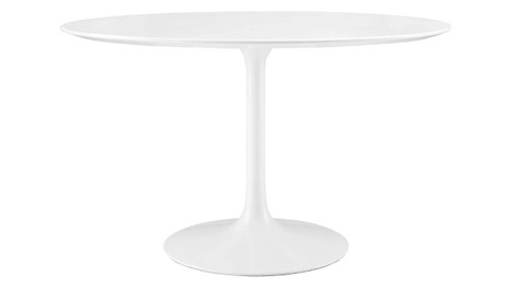 Tulip Wood Top Dining Table, 48" Round