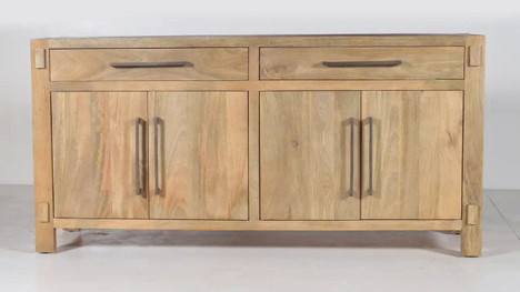 Anna 70" Solid Wood Sideboard, Natural