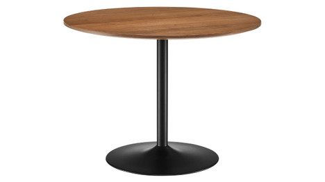 Liora Wood Dining Table - 40", Walnut Black
