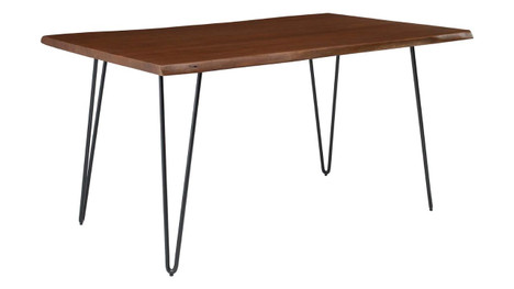 Oakridge Acacia Dining Table - 60", Walnut Black