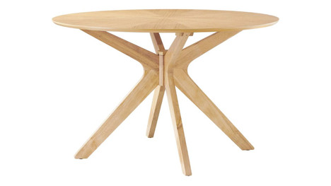 Verona Round Dining Table, 47" Oak