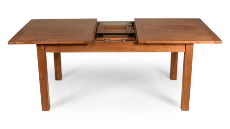 Capri Extendable Dining Table, Light Walnut