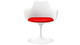 Tulip Arm Chair, Red