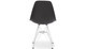 Eiffel Chair With Steel Legs, Black