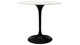 Tulip Marble Dining Table - 32" Round, Black Base