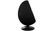 Easter Egg Chair, Black & Black