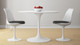 Tulip 42" Fiberglass Dining Table & Chairs Set