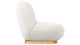 Breeze Boucle Chair, Gold - Set of 2