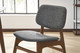 Charlie Dining Chair, Charcoal Gray