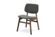 Charlie Dining Chair, Charcoal Gray