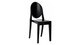 Ghost Dining Chair, Black
