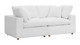 Haven 2 Seater Sectional Sofa, White