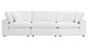 Haven 3 Seater Sectional Sofa, White