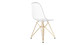 Eiffel Chair With Gold Legs, Clear