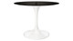 Tulip Fiberglass Dining Table , 42" Round White Base