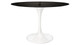 Tulip Fiberglass Dining Table, 48" Round White Base