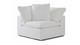 Haven Sectional Corner Chair, White