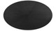 Verona Oval Dining Table, 71" Black
