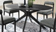 Verona Oval Dining Table, 71" Black