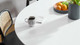 Tulip Wood Top Dining Table, 60" Round
