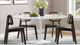 Tulip Wood Top Dining Table, 60" Round