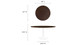 Tulip Wood Top Dining Table, 60" Round Cherry