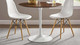 Tulip Wood Top Dining Table, 36" Round Walnut