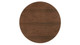 Tulip Wood Top Dining Table, 36" Round Walnut Black