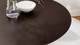 Tulip Wood Top Dining Table, 36" Round Cherry Gold