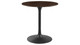 Tulip Wood Top Dining Table, 28" Round Cherry Black
