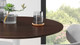 Tulip Wood Top Dining Table, 28" Round Cherry
