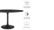 Tulip Marble Dining Table - 54" Oval, Black