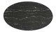 Tulip Marble Dining Table - 54" Oval, Black Gold
