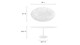 Tulip Marble Dining Table - 78" Oval