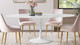 Tulip Marble Dining Table - 78" Oval